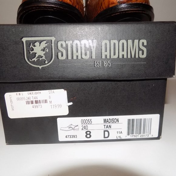 Stacey Adams \'TAN\' Madison Snake Print Shoes main image 5